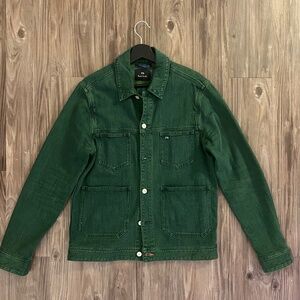 PAUL SMITH Green Denim Jacket